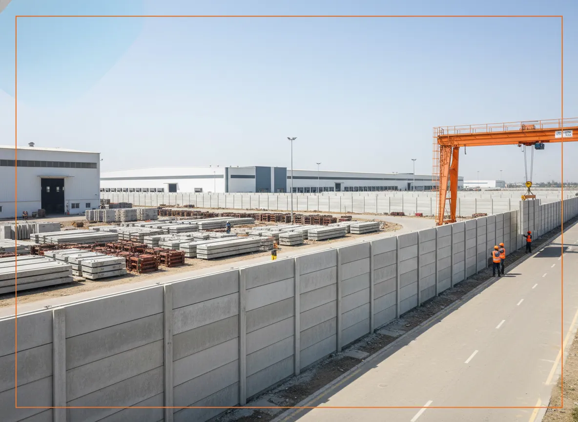 RCC Precast Boundary Wall Manufacturer in Alwar